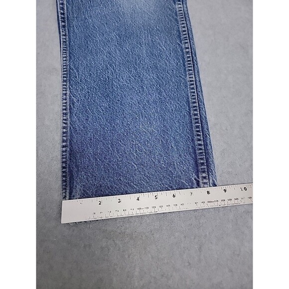 Vintage Roebuck Jeans Mens 44x30 (41x27) Blue High Rise Whiskered Cotton USA - Picture 4 of 13